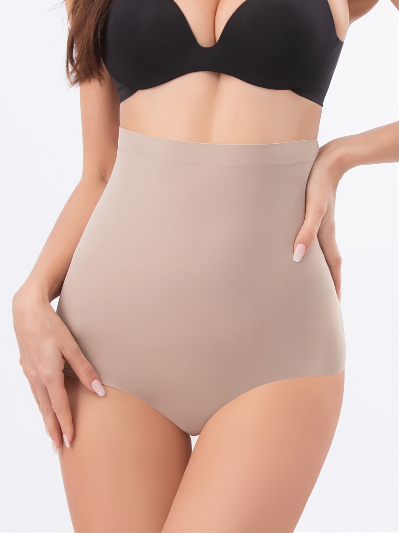 Women's Sexy Underwear Briefs Seamless Shapewear Period Boyshorts Lingerie  Comfy High-waisted Tummy Control Panties