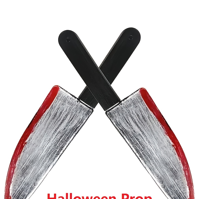 Toyfunny Halloween Funny Tricky Bloody Sharp Knife Simulation Plastic Knife