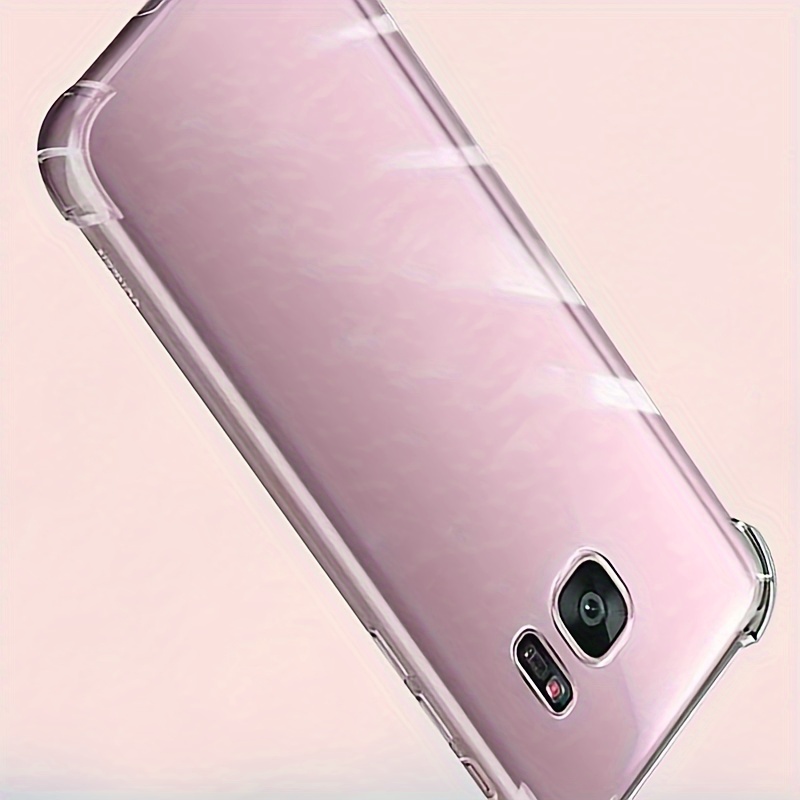 

Coque en TPU transparente et antichoc avec texture en gel pour Galaxy S7/S7 Edge - Protège contre les chutes