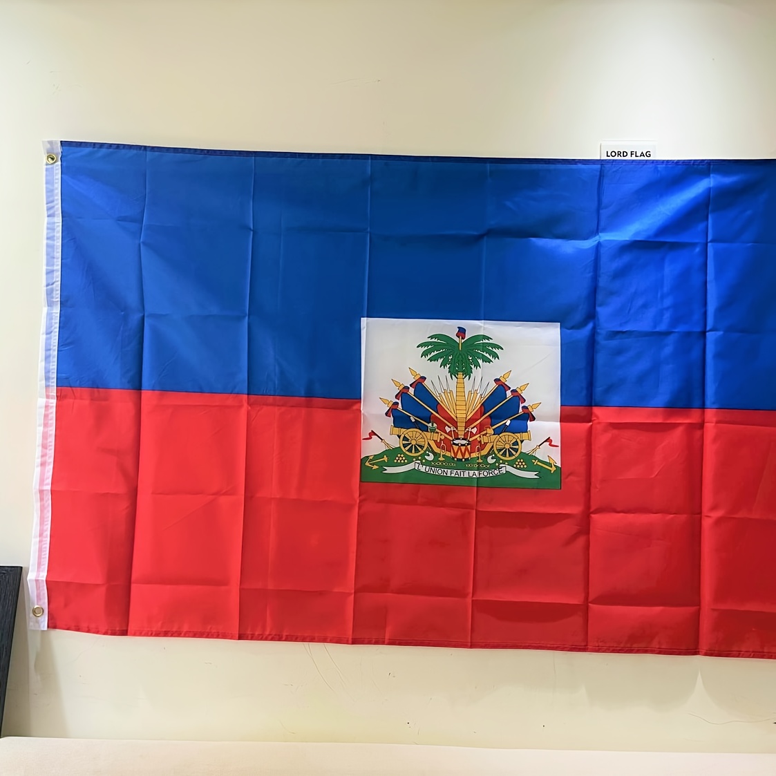Haiti Flag 100% Blue Red Polyester 2 Sides Printed National - Temu