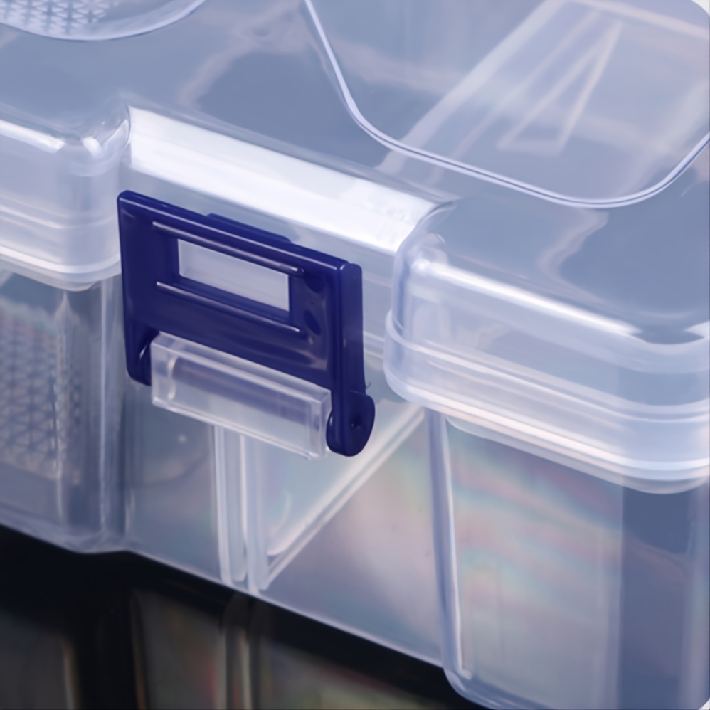 Large Capacity Double Layer Transparent Jewelry Storage Box