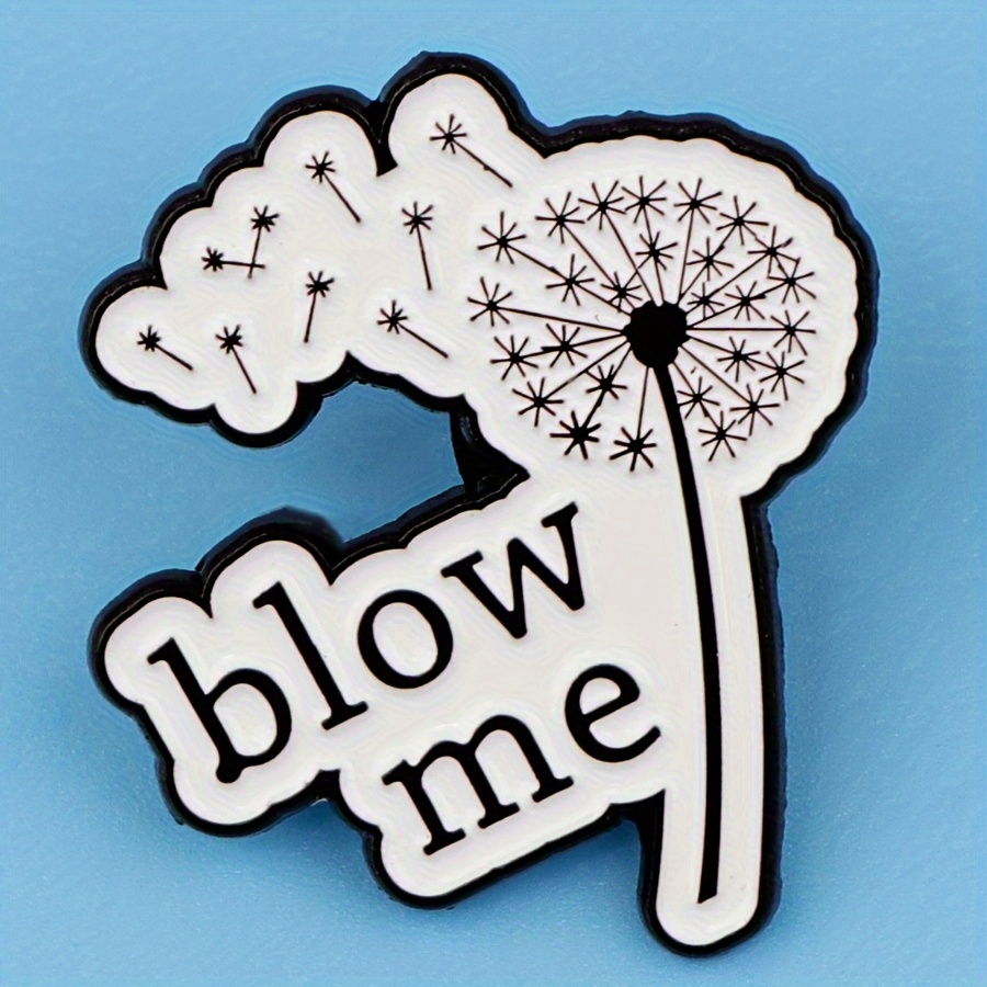 

Dandelion Cartoon Lapel Pin - Enamel Pin For Backpacks, Briefcases, Badges, Brooches, And Fashion Accessories - 1 Pc - Zinc Alloy Material