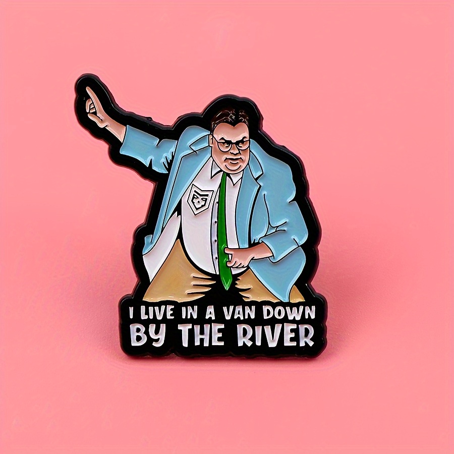 

Matt Van Down Enamel Pin - Dmlsky Zinc Alloy Brooch, 1pc, Funny Lapel Pin For Backpack, Clothes, And Gifts