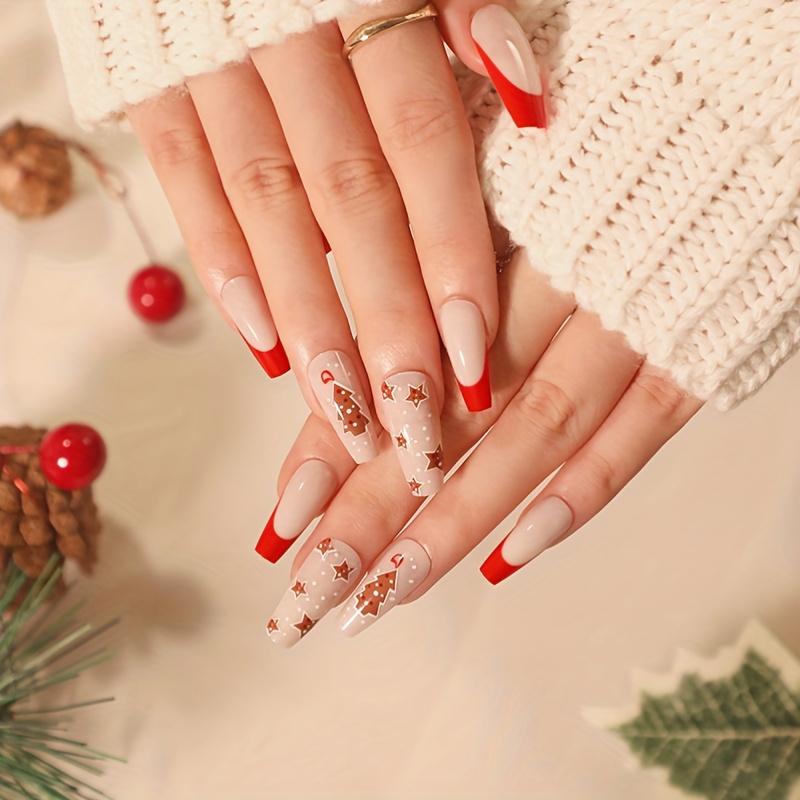Stylish Belles — 12 Classy Christmas Acrylic Nails You'll Love to...
