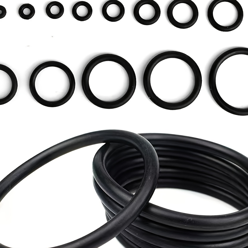 225pcs Rubber O Ring Oil Resistance O-Ring Washer Seals Watertightness Assortment Different Size Kit Set