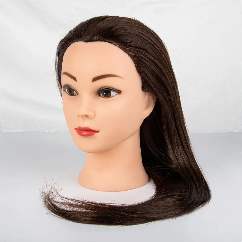 Cabeza de maniquí con cabello, Cosmetología Muñeca Cabeza de maniquí  Práctica Trenzado Cosmetología
