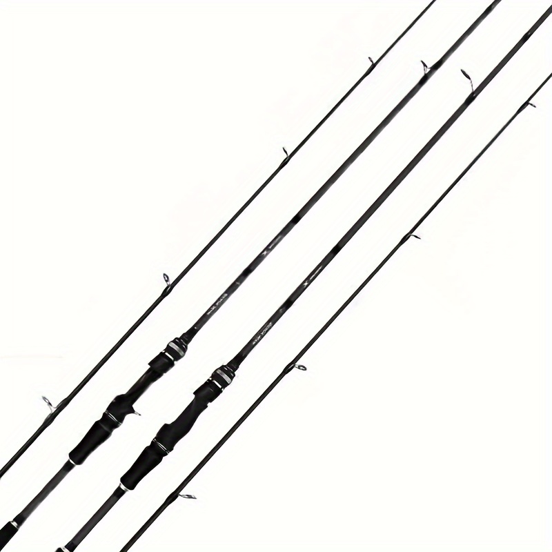 

1pc Black Ultralight Carbon Spinning Rod, /1.68m, 0.8-5g Casting Weight, Lightweight & Durable Fishing Gear For Freshwater Fishing, Medium-, Spinning Technique, Carbon Fiber Construction