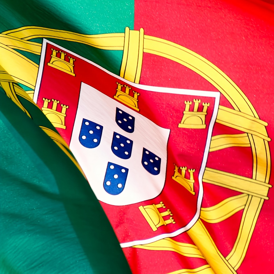 3x5ft Portugal Flag - Bright Colors And UV Fading - Canvas Head And Double  Stitching - Portugal Flag Polyester with Brass Clasp 3 X 5ft 