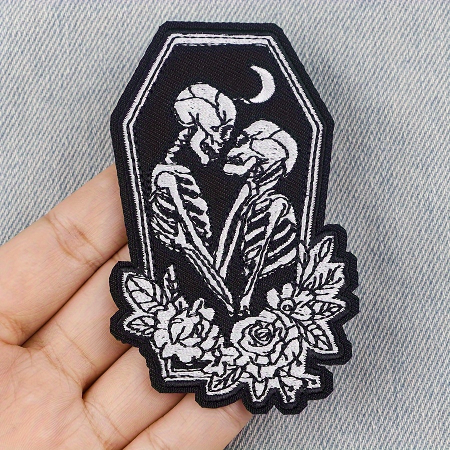 

Terrifying : Iron On Embroidered Patches For Clothing - Thermoadhesive Patches On Clothes - Punk Patch Sewing - - Clothing - Men's Accessories - Men's Patches