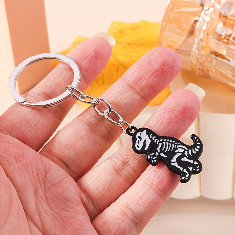 Gradient Woolen Dinosaur Car Keychain, Creative Doll Resin Keyring  Exquisite Couple Bag Pendant Car Key Ring Gifts - Temu