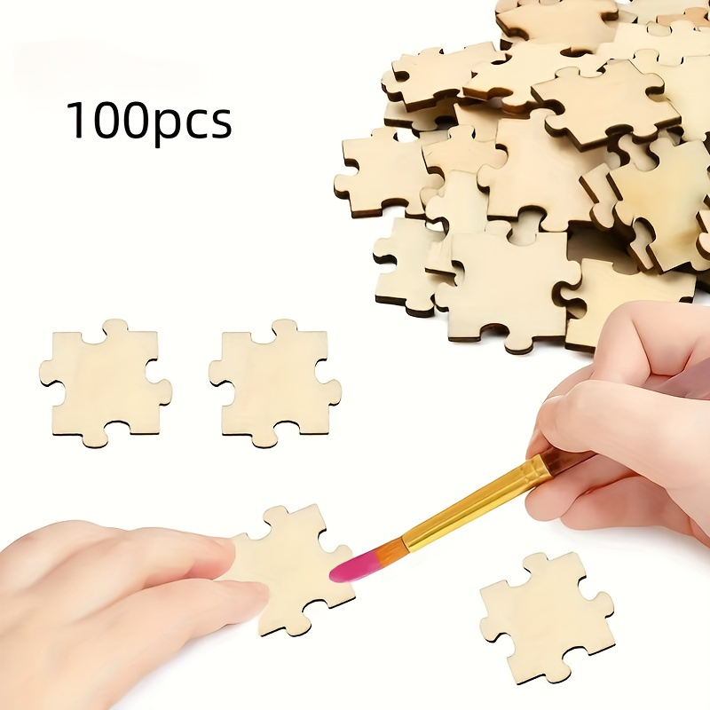 80pcs Unfinished Wood Cutouts 8 Styles Wooden Paint Crafts Creativity  Development Wooden Paint Crafts with Handing Lanyards Wooden Painting Craft  Kit for Kids Gift 