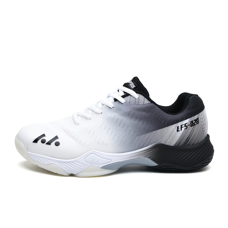 Zapatos de bádminton para hombre, zapatillas de voleibol ligeras de gran  tamaño, zapatos de tenis para hombre (color negro, tamaño: 12.5 mujeres/11
