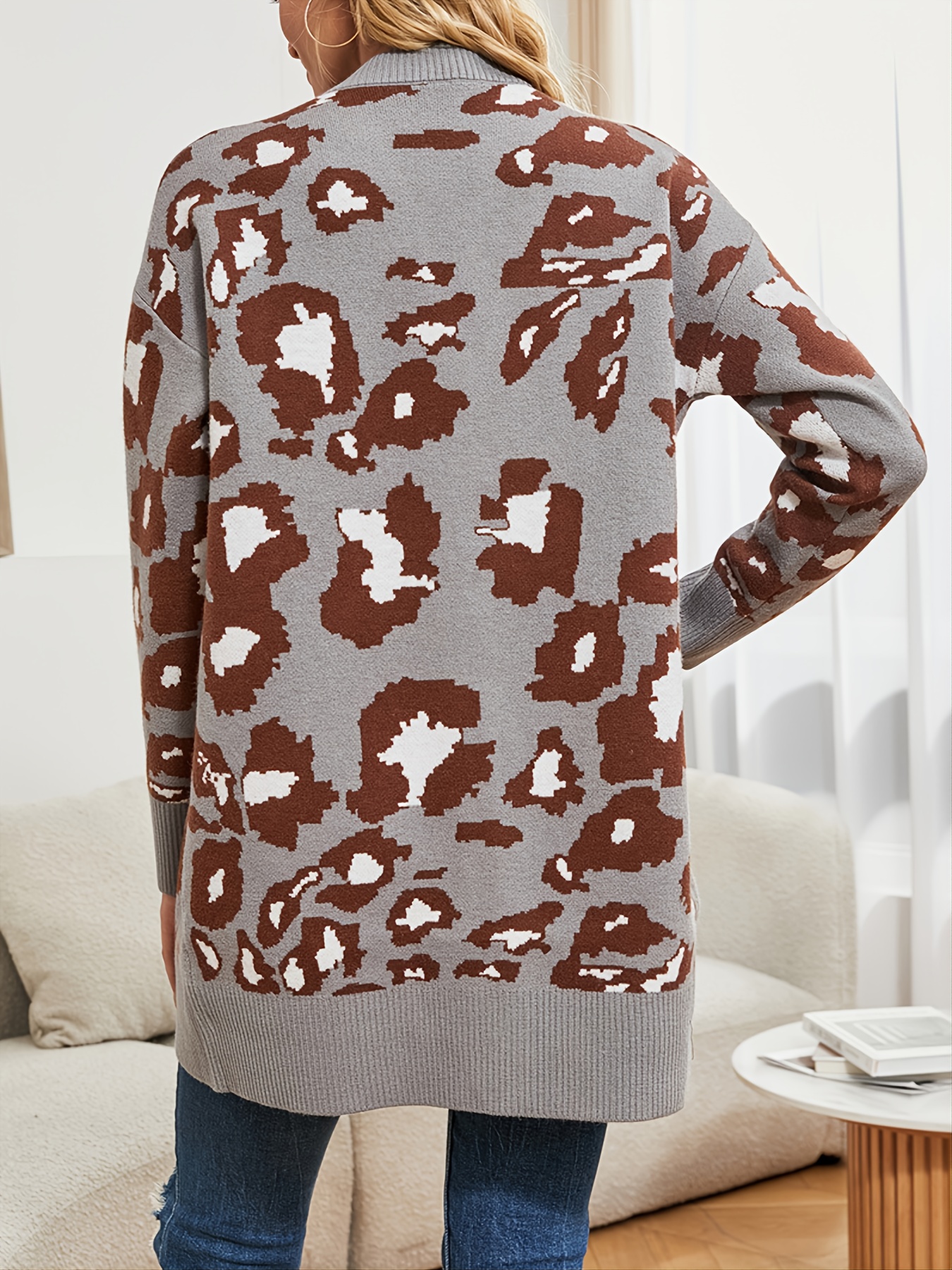 Leopard print sweater outlet target