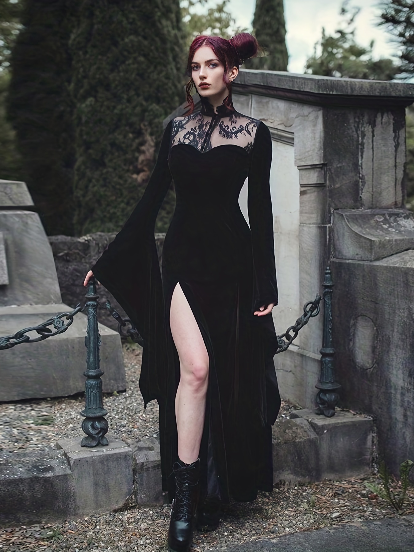 Goth Outfits Female - Temu