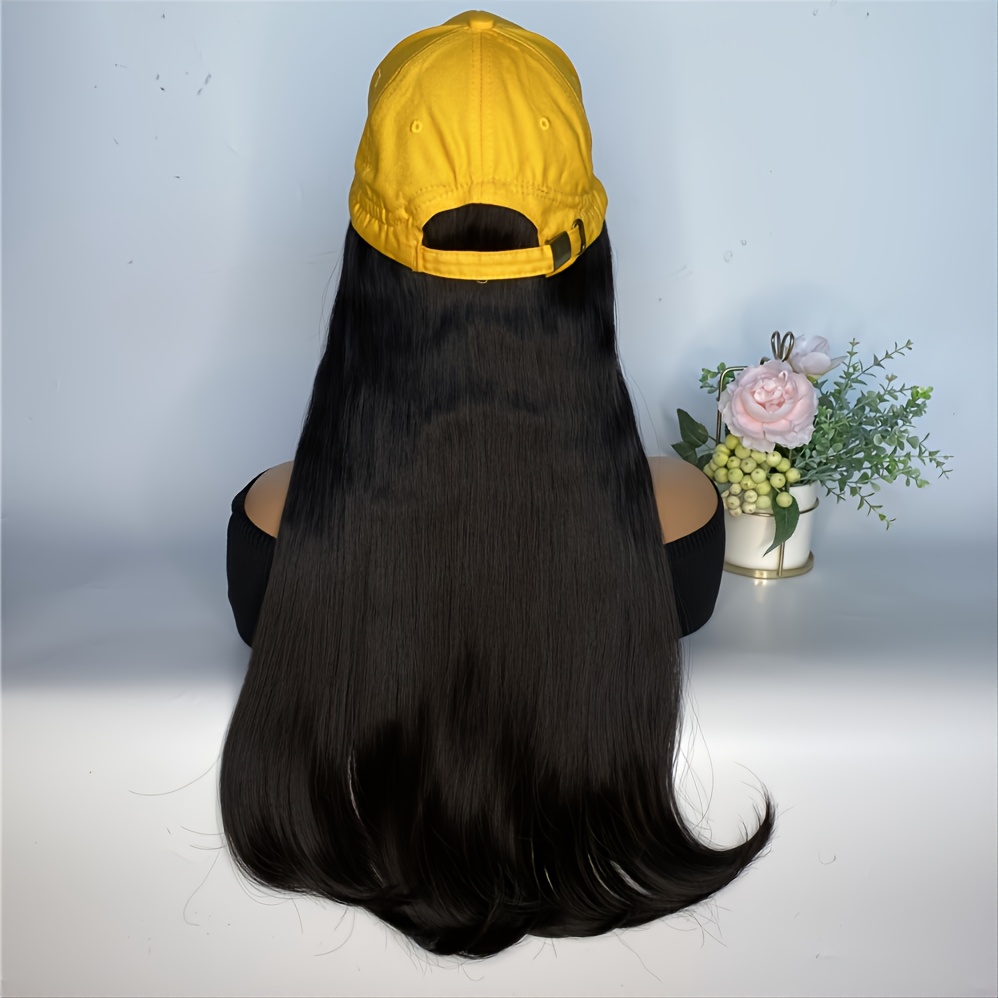 Long Curly Synthetic Hair Extensions, Adjustable Base