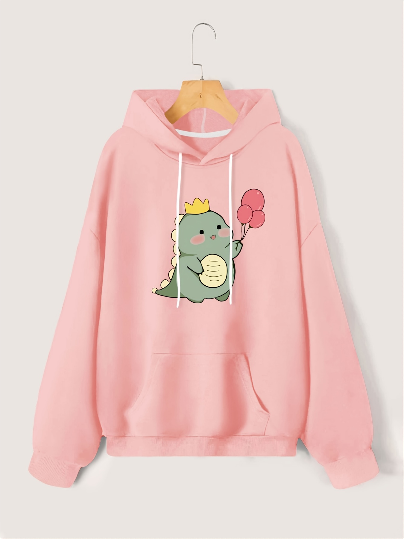 Sudadera Con Capucha Suelta De Dibujos Animados De - Temu