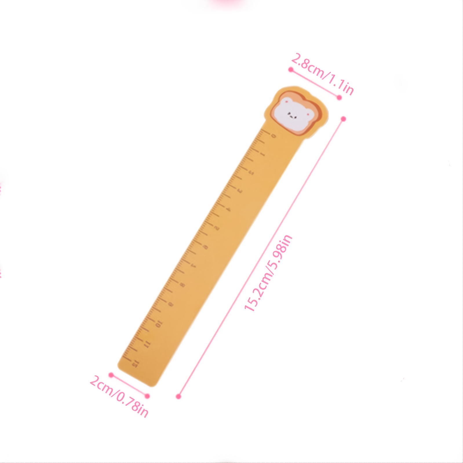 Cute Animal Wave Ruler Straight Ruler Acrylic Ruler Journal - Temu