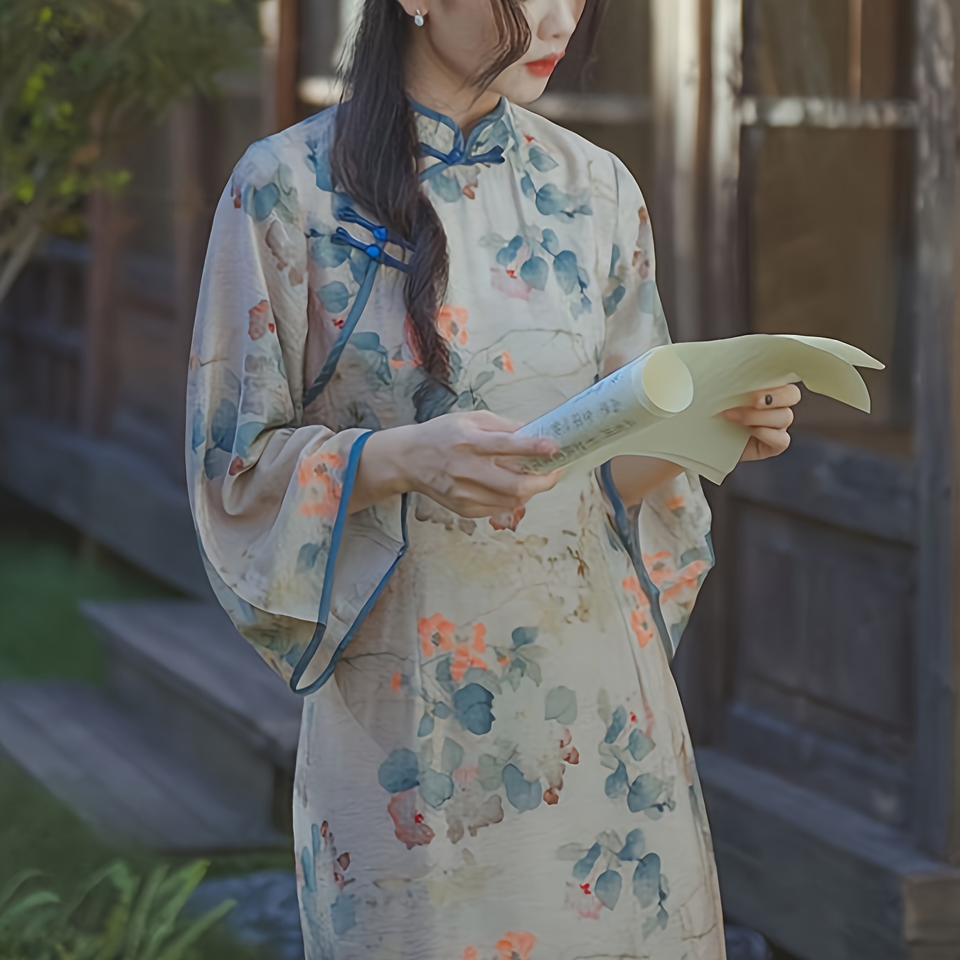 Multi Tone Chinese Style Vest Retro Embroidered Vest Women's Clothing