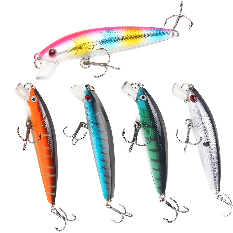 Minnow Fishing Lure Floating Crankbait Hard Artificial Bait - Temu