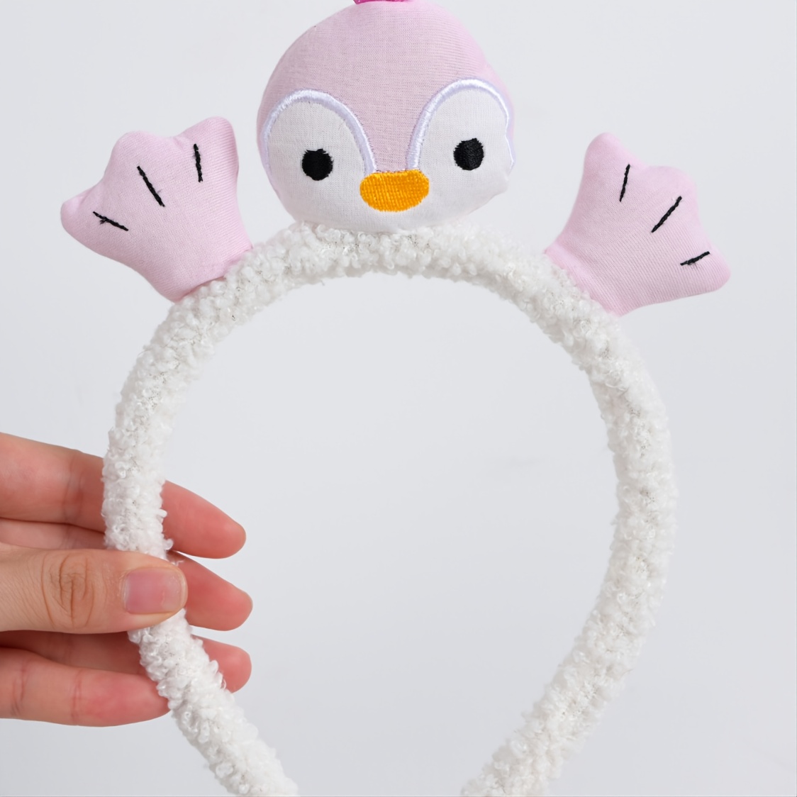 Mouse Ears Headband Flower Hair Hoops for Party Makeup