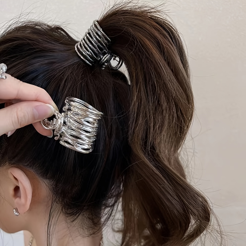 

1pc Trendy Ponytail Clips Hair Clip Claw Clips Headwear Hair Accessories For Women And Girls, Ideal Choice For Gifts