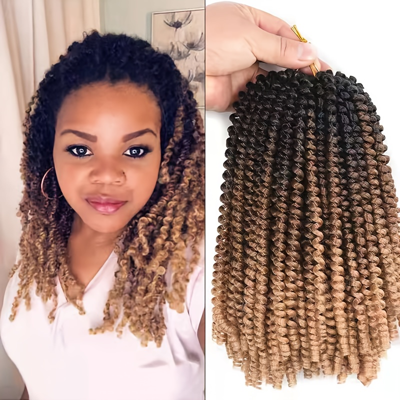 Spring Twist Crochet Braids Afro Braiding Hair - Beauty & Personal Care -  Temu