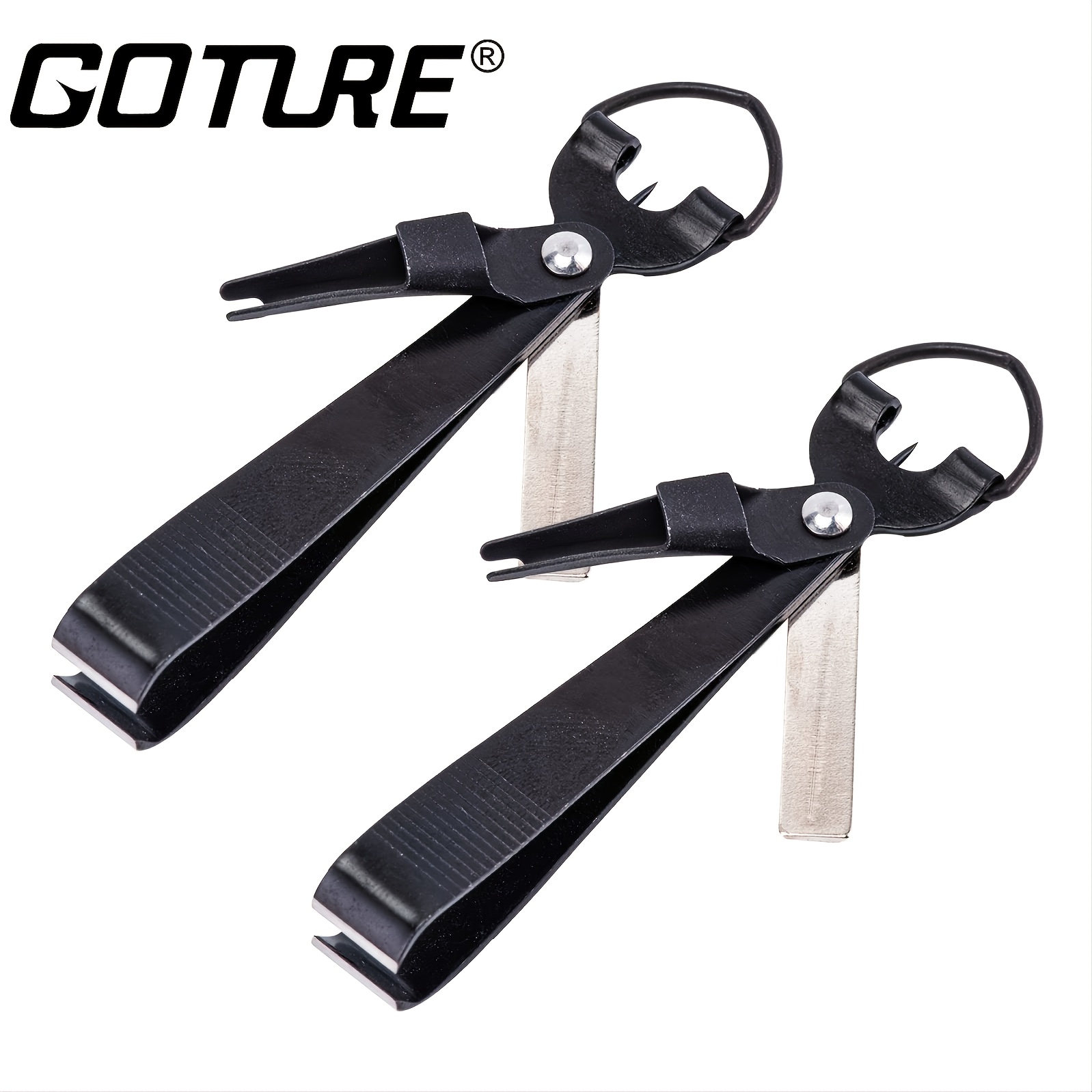 Goture 2pcs Fishing Knot Tying Tools Fishing Line Clippers