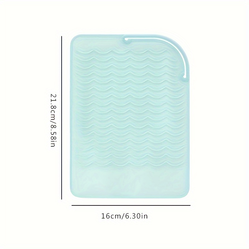 1pc Multi-function Non-slip Flat Silicone Heat Resistant Mat for