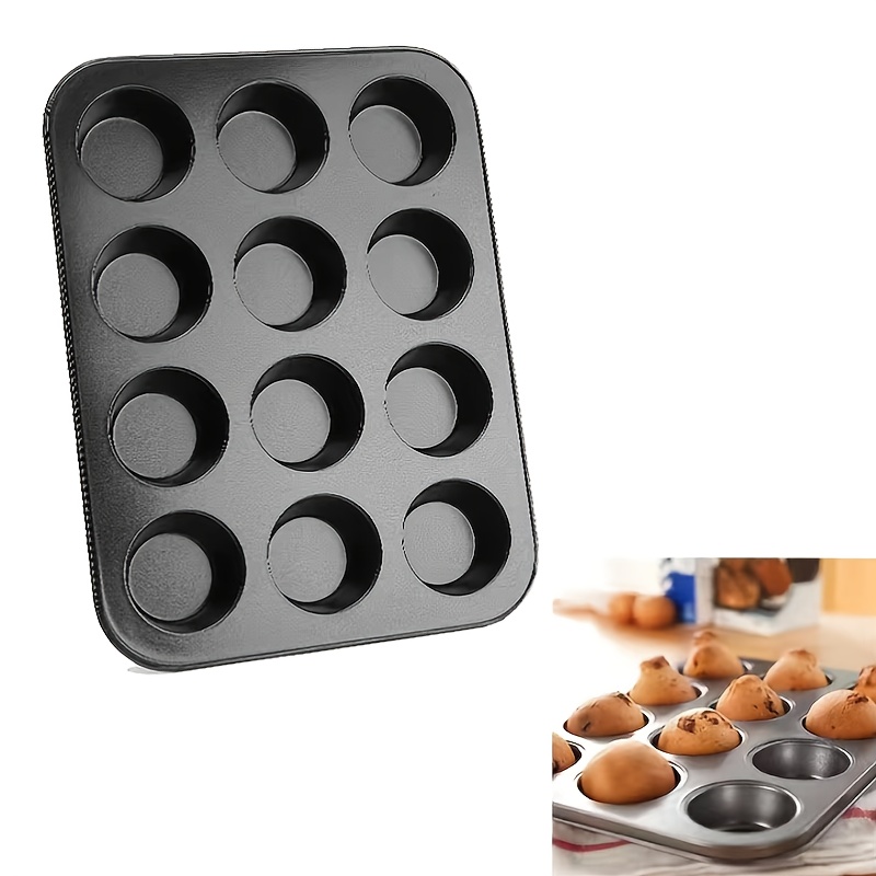 Mini Muffin Pan, Non-stick Food Grade Baking Cupcake Pan, 24 Cavity Pudding  Mold, Oven Accessories, Baking Tools, Kitchen Gadgets, Kitchen Accessories  - Temu