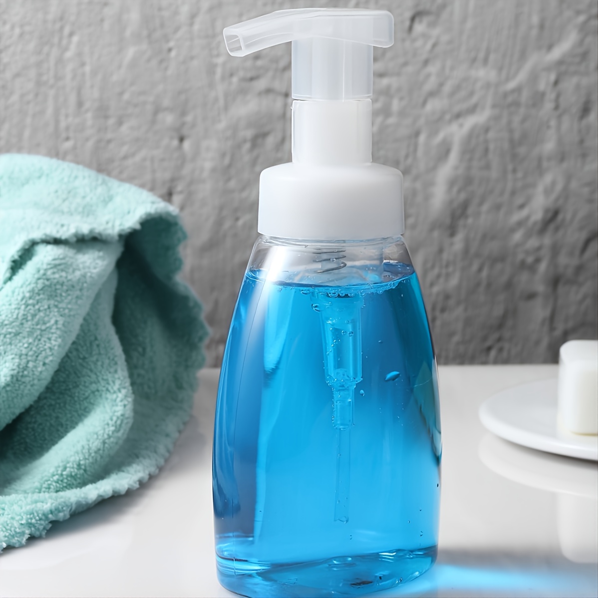 Clear Soap Dispenser Bottle Perfect For Bathroom Hand Soap - Temu