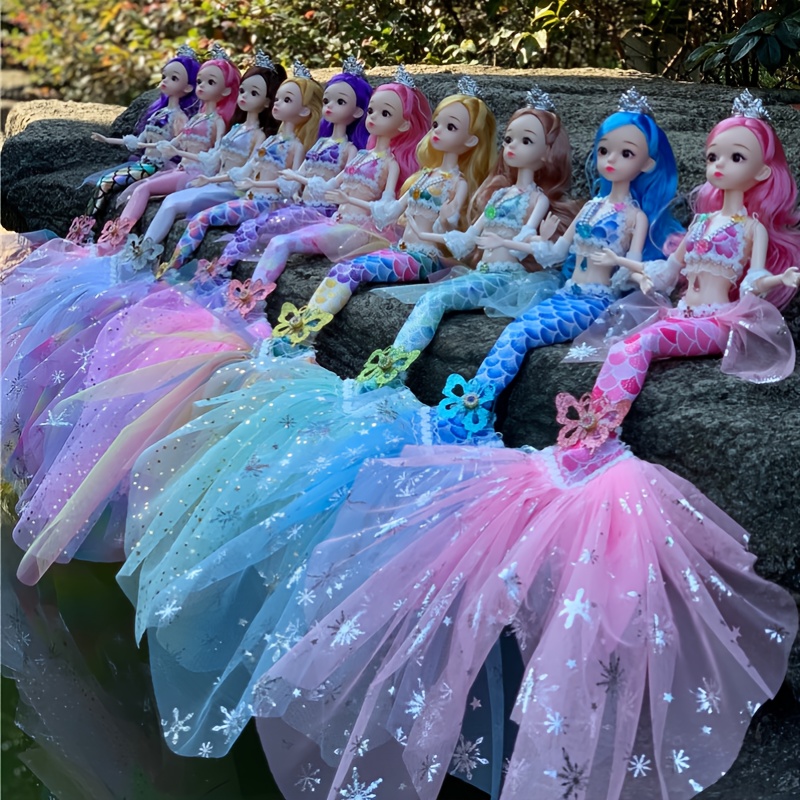 Beautiful Princess Mermaid Doll Girl Birthday Gift Toy Play - Temu