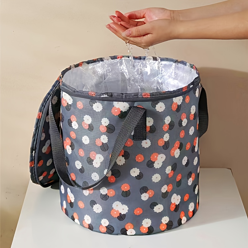 Portable Folding Foot Bath Bucket Large Capacity Insulation - Temu