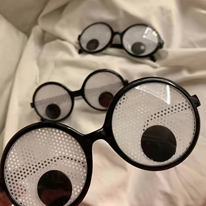 10pcs Funny Googly Eyes Glasses Novelty Shaking Googly Eyes Eyewear For  Women Men Halloween Party Favors Props