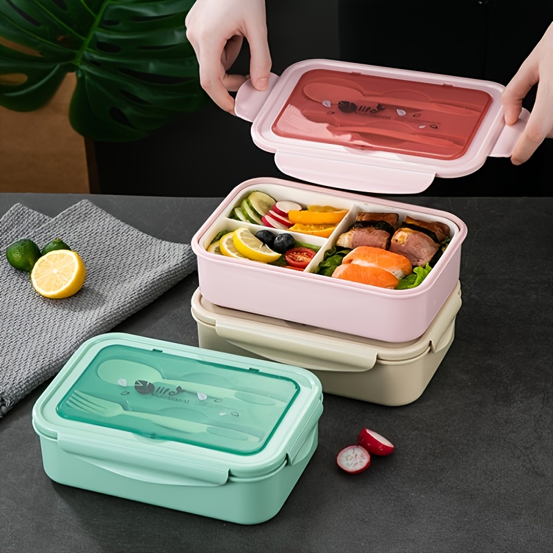 1pc Bento Box Adult Lunch Box Containers - Japanese, Microwave safe,  Dishwasher Safe, Small, Women, Meal prep, Bamboo, Leakproof