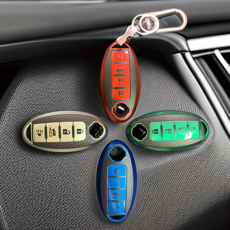 KMH Metal With Silicone Car Key Cover for Volkswagen (3 Button