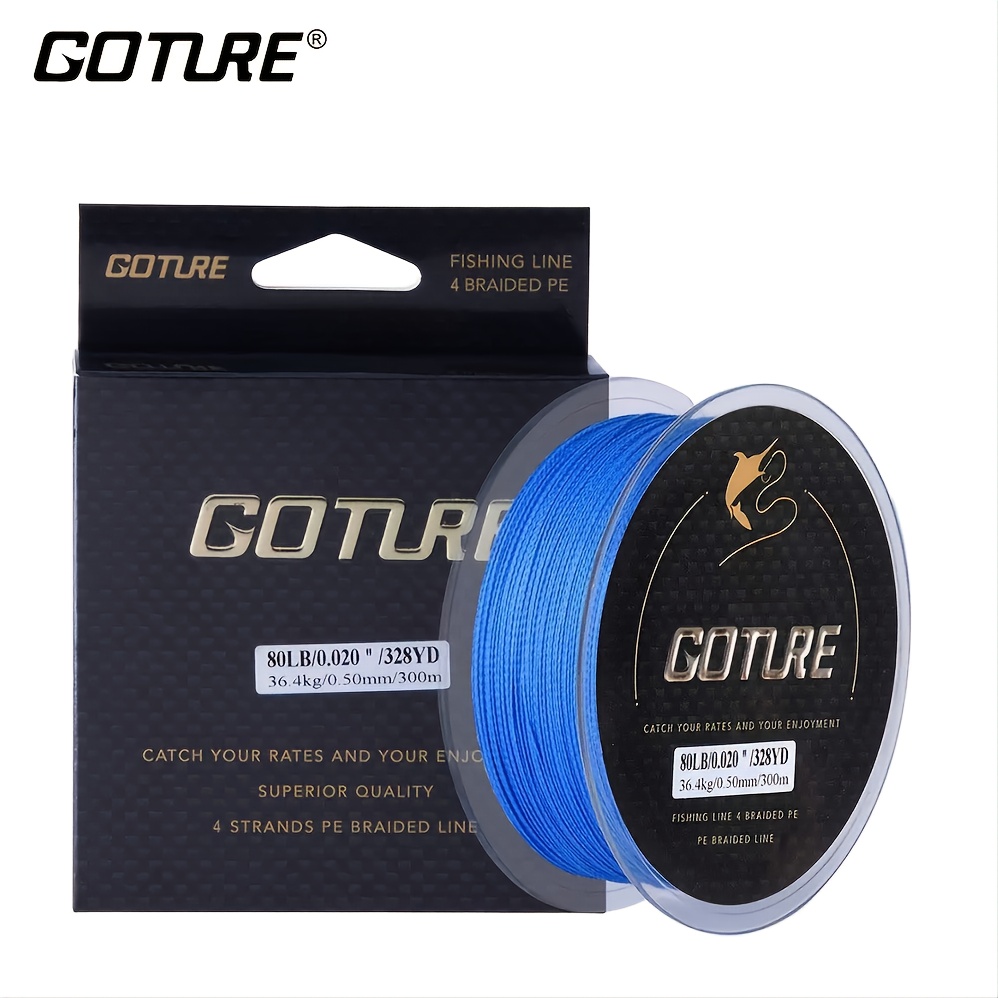 4 strand Braided Fishing Line Blue Grey 8~ - Temu