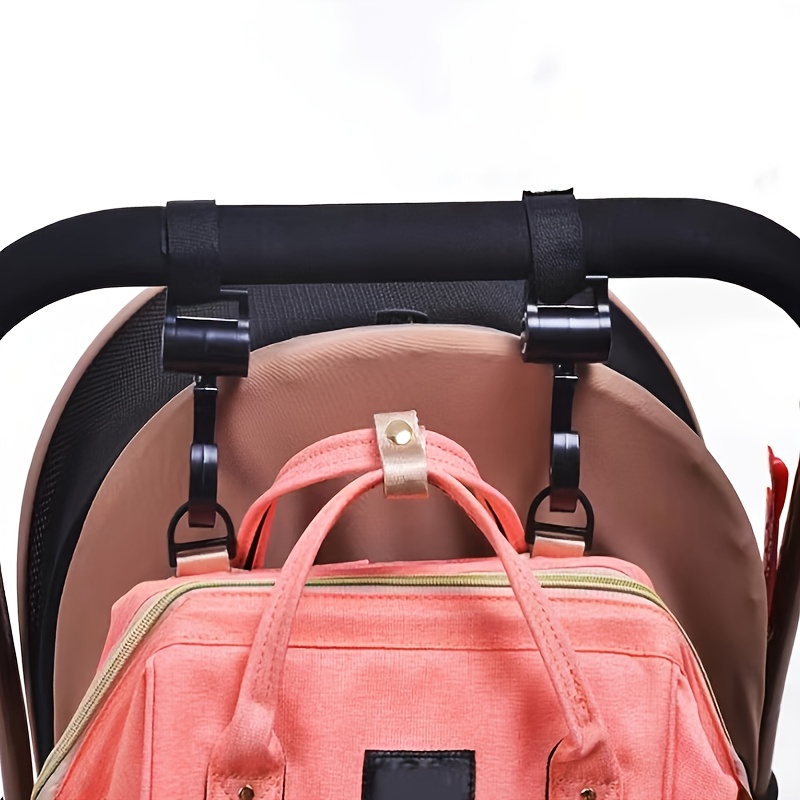 2pcs Baby Stroller Hanging Bag with 360° Hook
