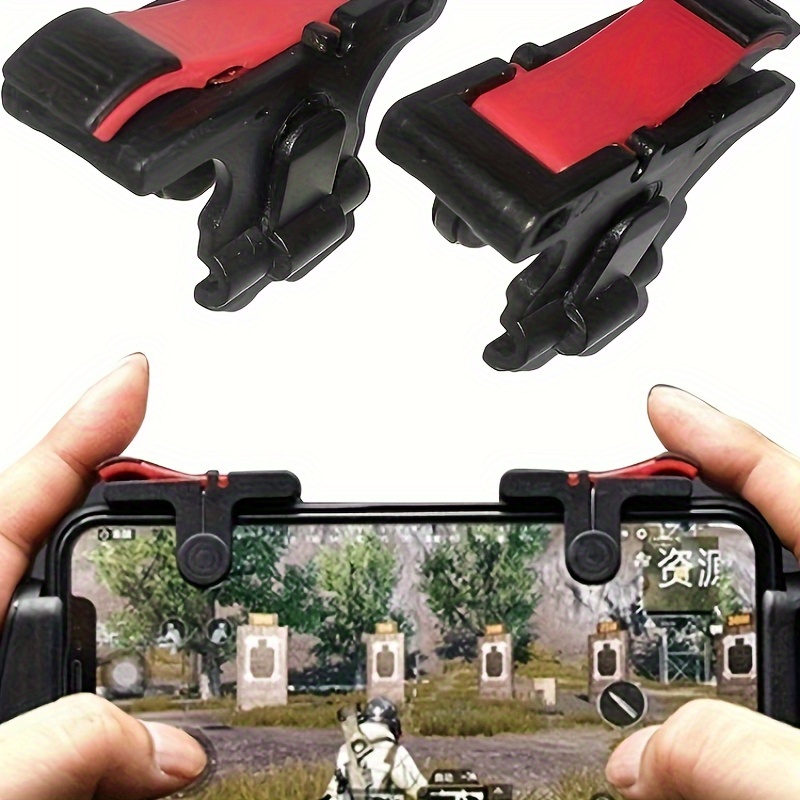 

4pcs/set Touch Screen Thumb Grips And Left And Right Game Triggers Smartphone Game Shooting Controller