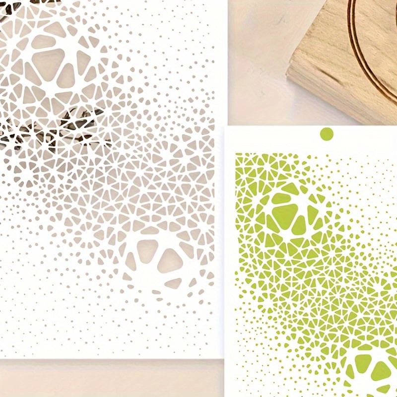 

Gradient Stencils - & Reusable Plastic Templates For Creative Diy Decor, Scrapbooking Embossing, Card - To & Cards