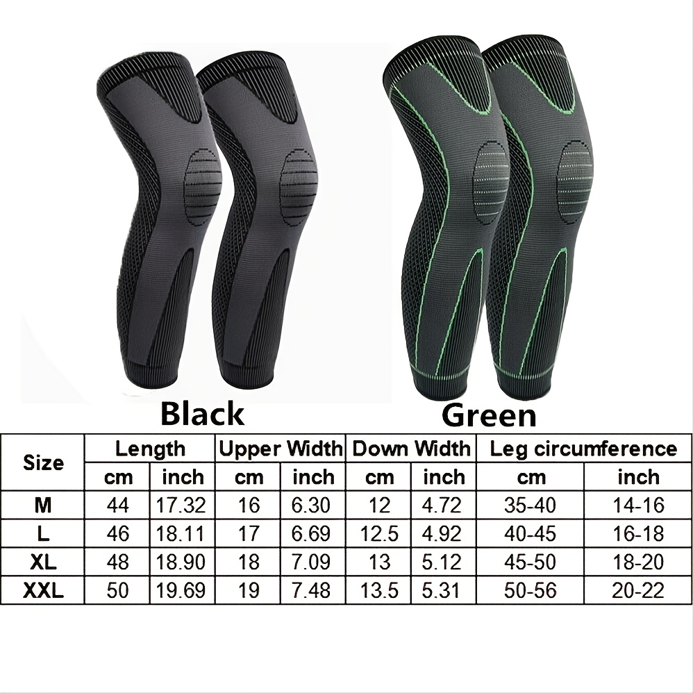 Full Leg Sleeve Knee Braces Compression Sleeves Support for Knee