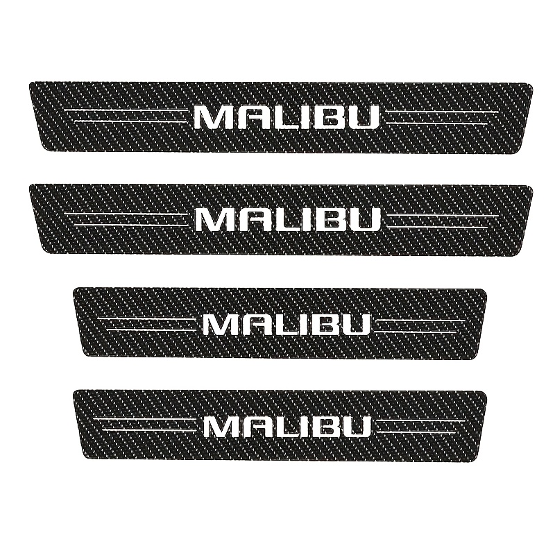 4Pcs Car Stickers For Malibu | Anti Scratch Door Sill Protection