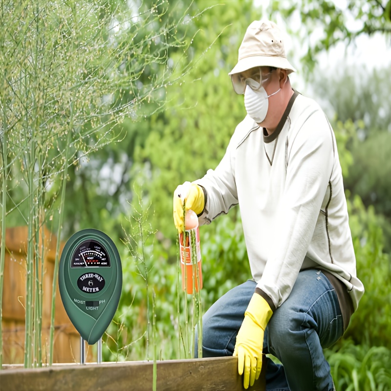 3-in-1 Soil Meter for Healthy Plants: Moisture, Light & PH Tester