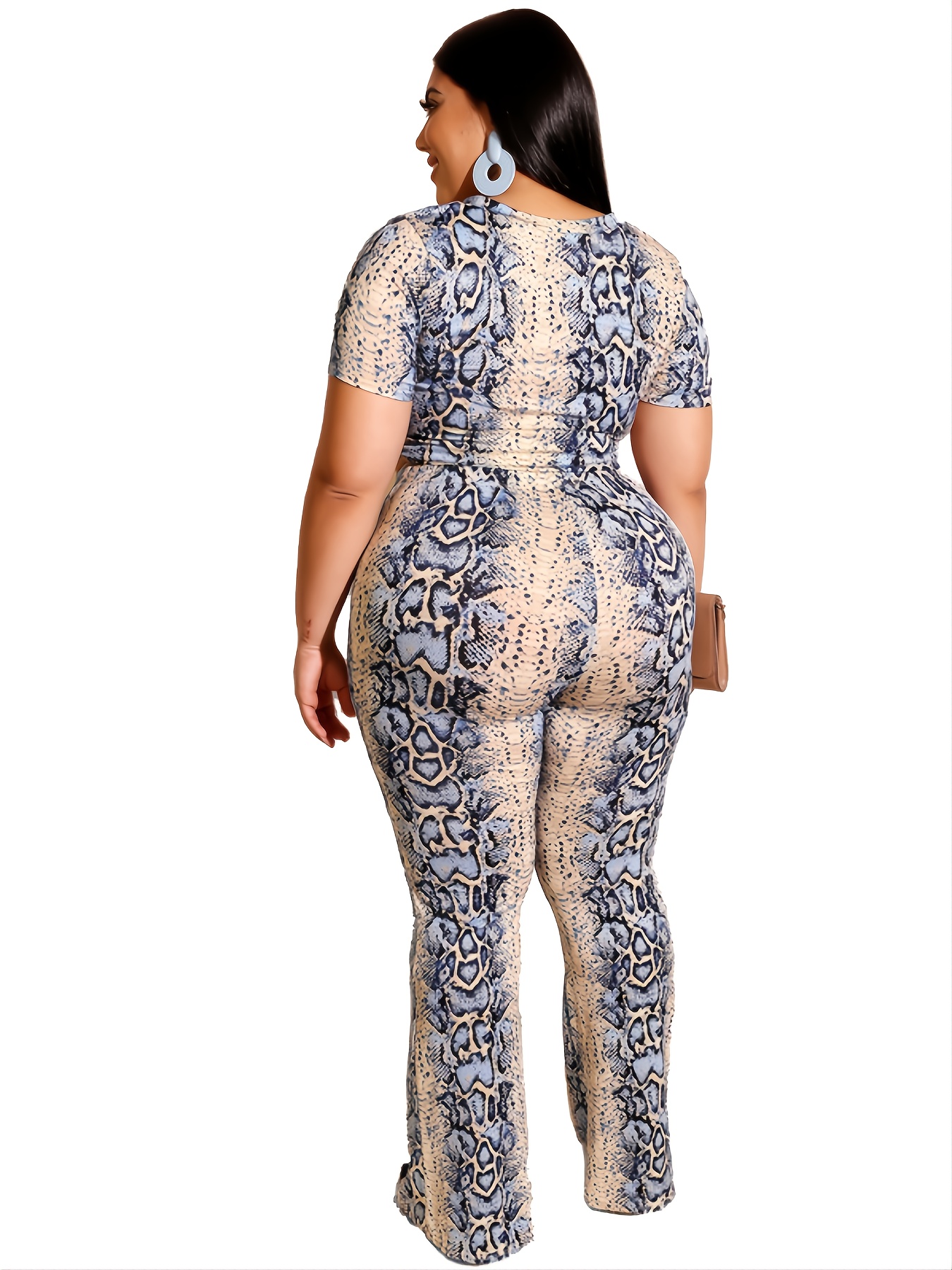 Plus size hot sale snakeskin shorts