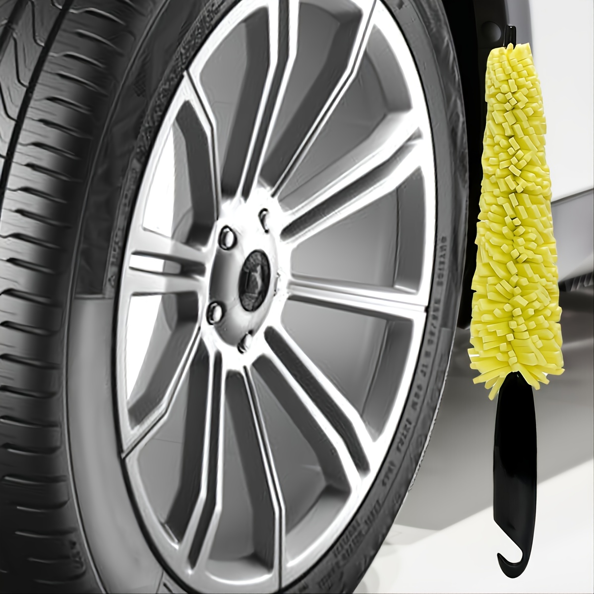 Car Wheel Brush Plastic Dust Cleaner Rim Cleaning Tool Also - Temu