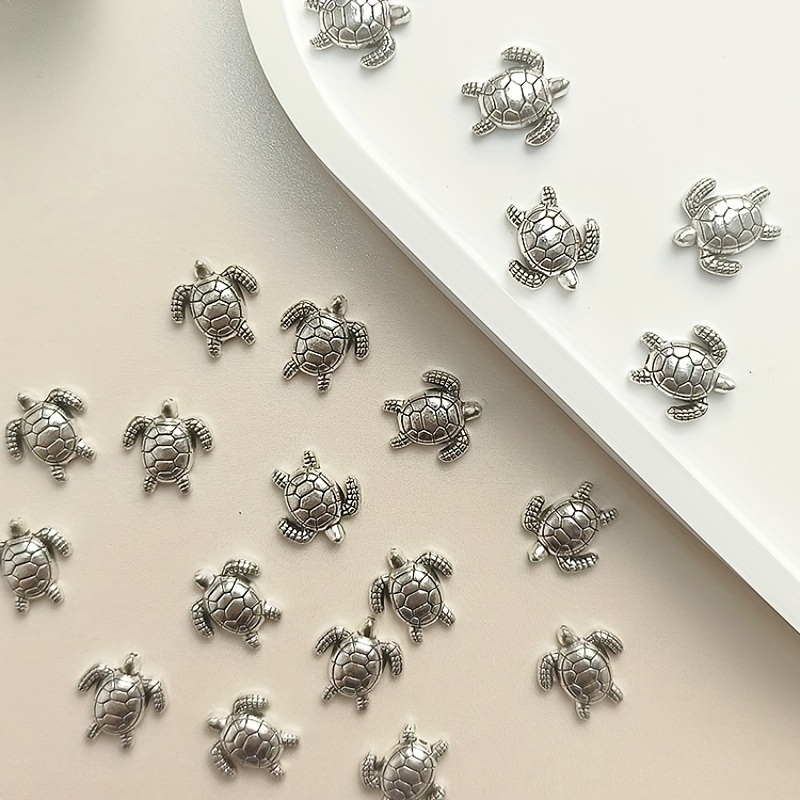 

40pcs Alloy Charms Antique Silver - Diy Jewelry Making Pendants For Handmade Crafts Accessories, No Power Supply Needed