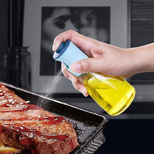 1pc 6oz Oil Sprayer For Cooking, 2 In 1 Olive Oil Sprayer And Oil Dispenser, Oil Spray Bottle With Pourer For Cooking, Kitchen, Salad, Barbecue