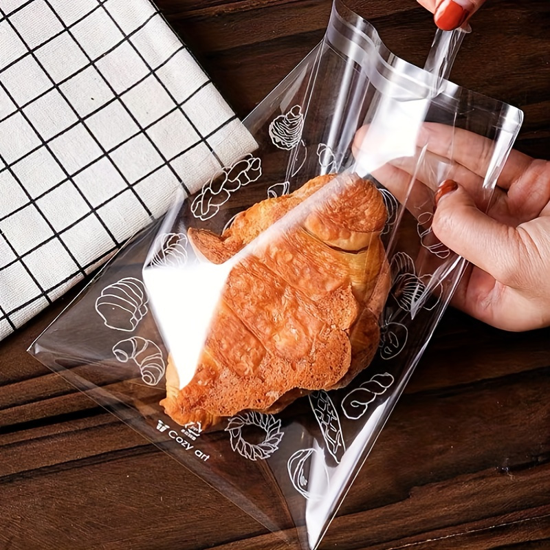 50pcs Toast Bread Packaging Bags