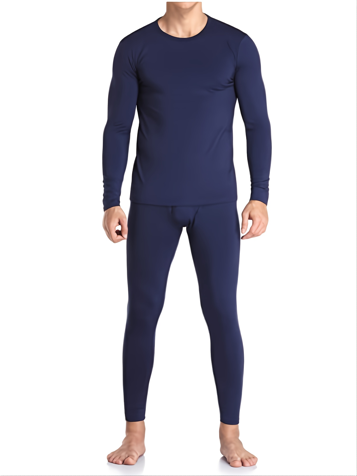 2022 Winter Thermal Underwear Men Long Thermal Suit Warm Tops +