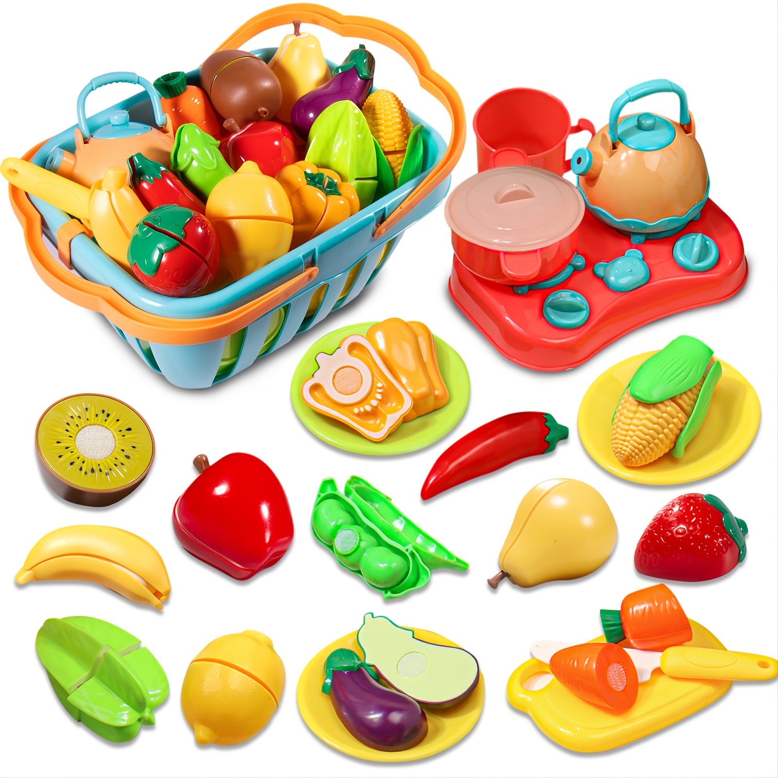Fruit Cutting And Chopping Toys Simulation Vegetable Fruit - Temu
