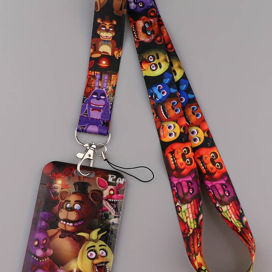 

1set New Style Cartoon Neck Strap Lanyards Keychain Badge Holder Id Card Pass Hang Rope Lariat Lanyard For Key Rings Accessories